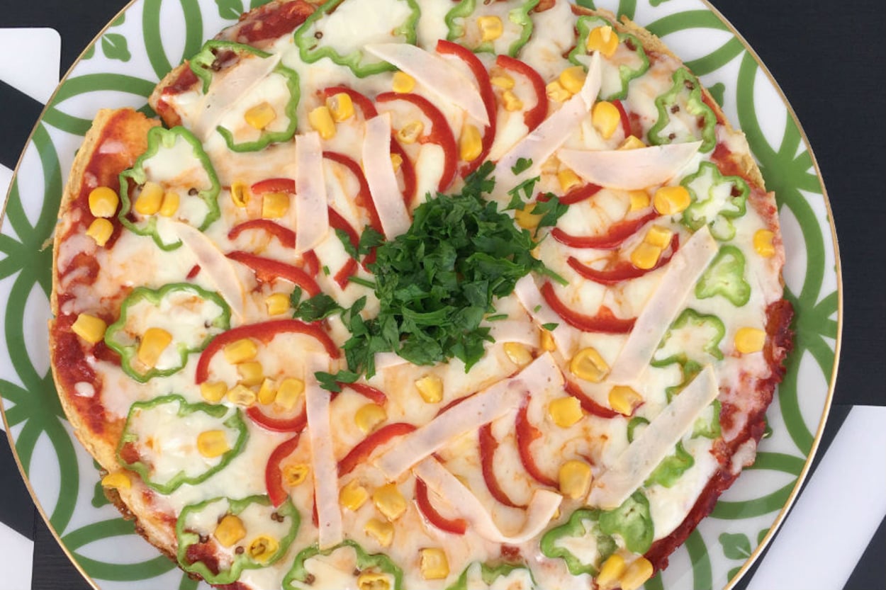 Tavada Kolayca Yapılır: Pratik Diyet Pizza