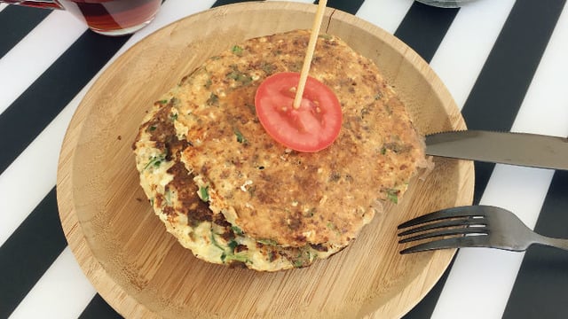 Peynirli Börek Tadında: Fit Pankek