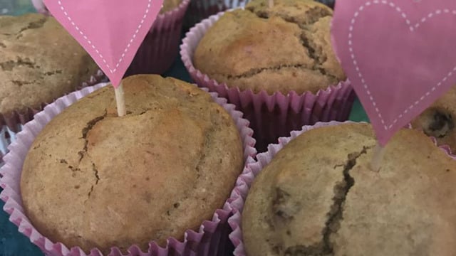 İçinde Şeker Yok: Fıstık Ezmeli Muffin
