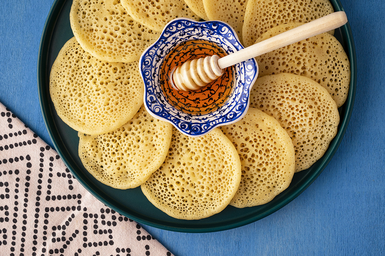 Sütsüz Yumurtasız Pankek: Baghrir
