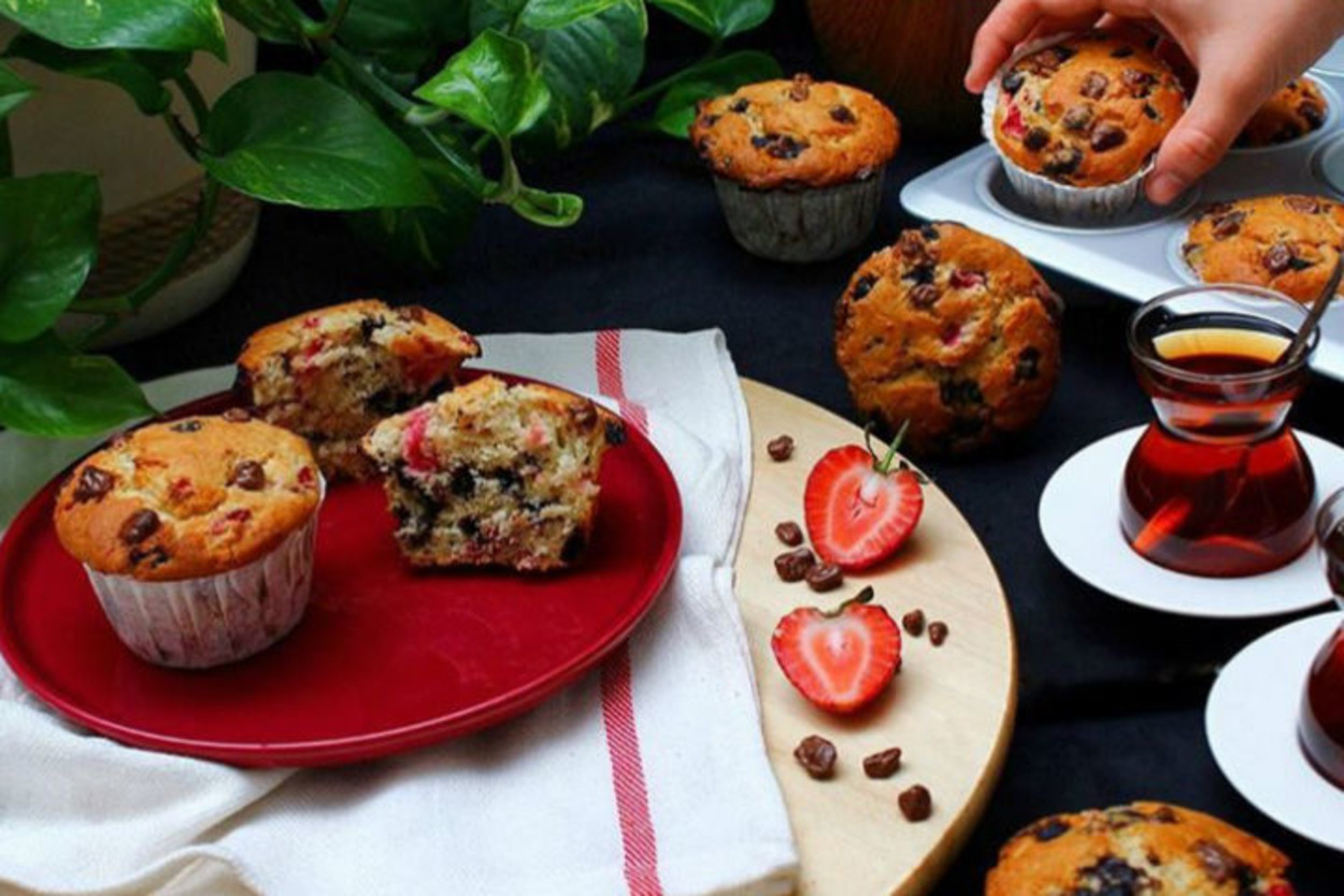 Mis Gibi Kokan: Çilekli Muffin