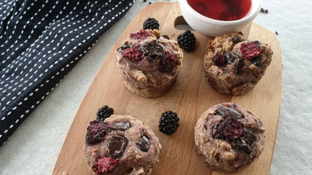 Taptaze Meyvesi İle: Böğürtlenli Cupcake