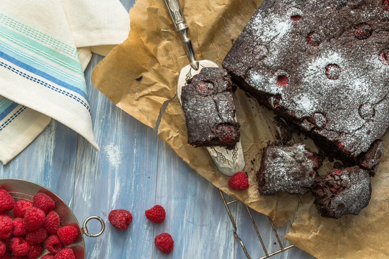 Islak Islak: Frambuazlı Brownie