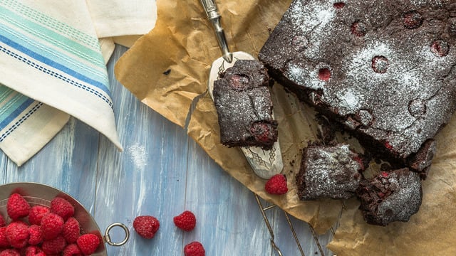 Islak Islak: Frambuazlı Brownie