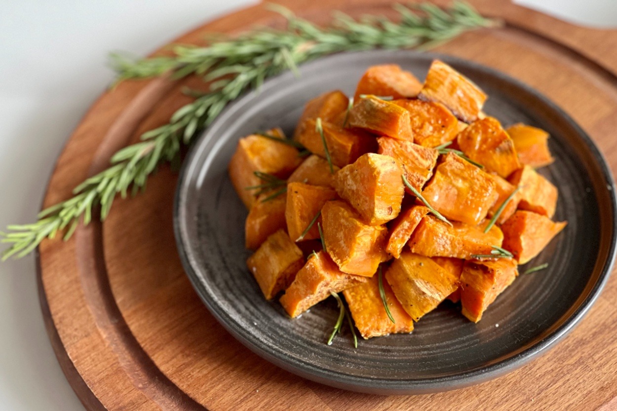 Lezzet Dolu: Fırında Tatlı Patates