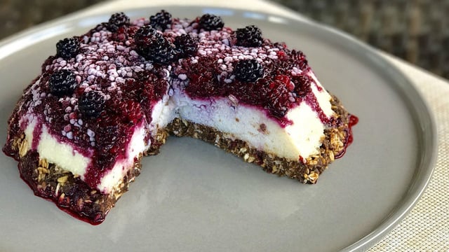 Damaklara Şölen: Blackberry Cheesecake