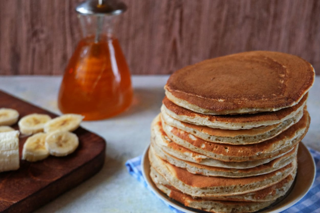 Doyurucu Kahvaltılık: Tam Buğday Unlu Pancake