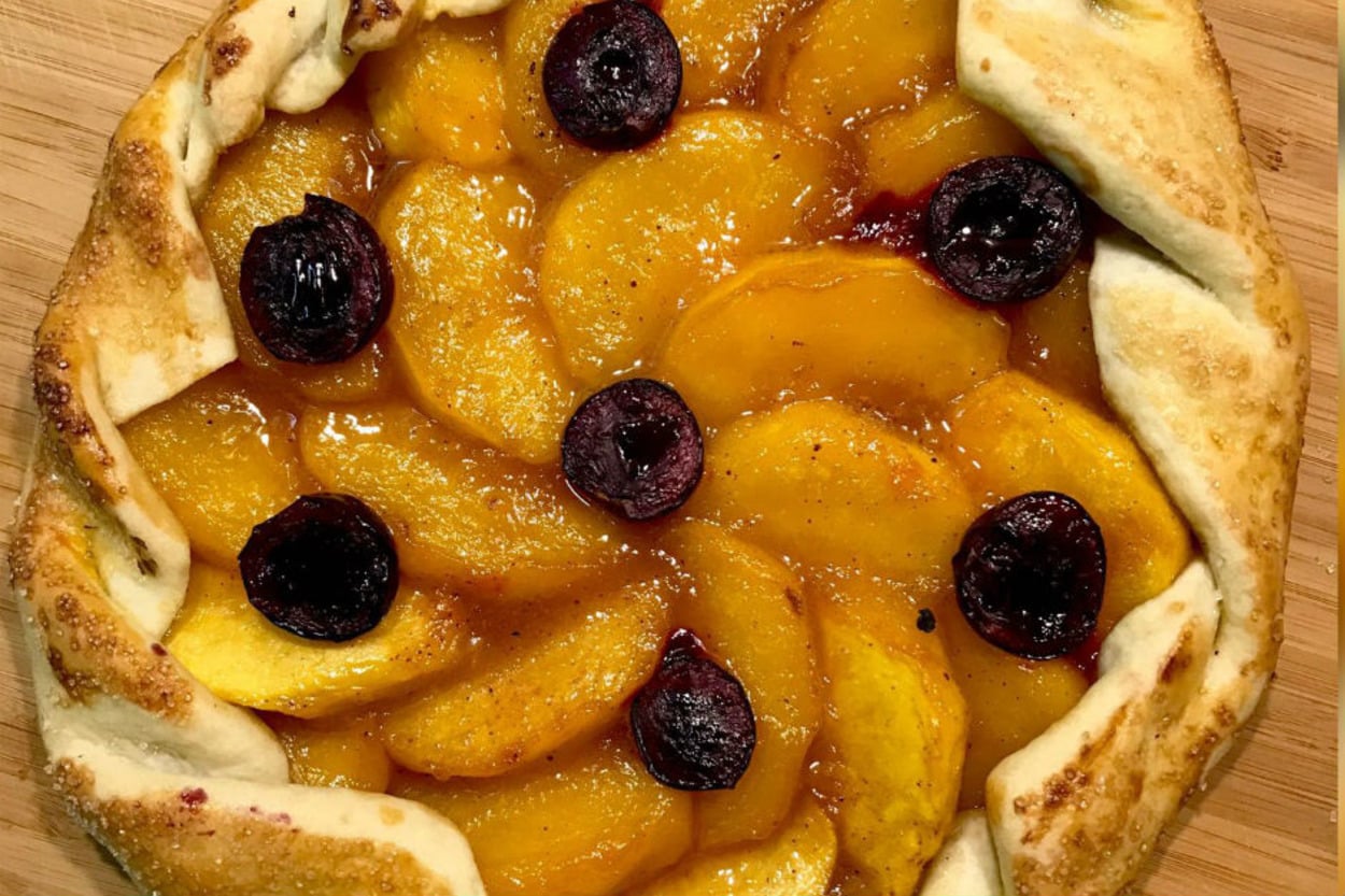 Beş Çayına: Şeftalili Galette