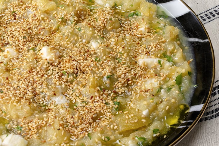 Ballı ve Peynirli Köz Patlıcan Tarifi
