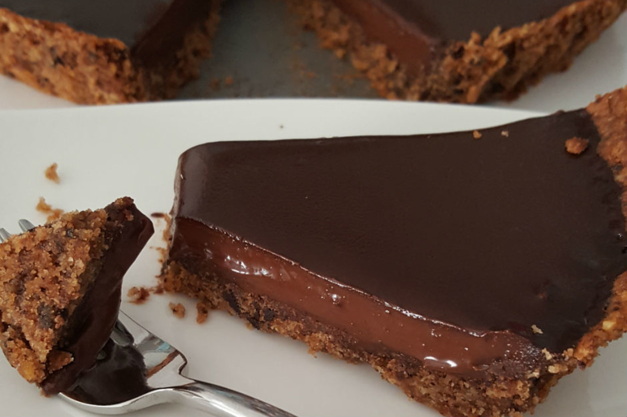 Sadece 5 Malzemeli: Kolay Çikolatalı Tart