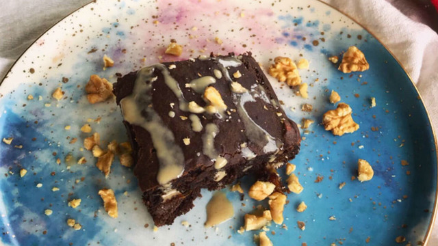 Yağsız, Şekersiz: Muzlu Fit Brownie