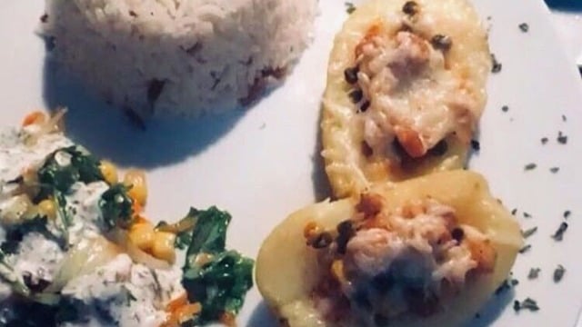 Patates Çanağında: Sebzeli Tavuk