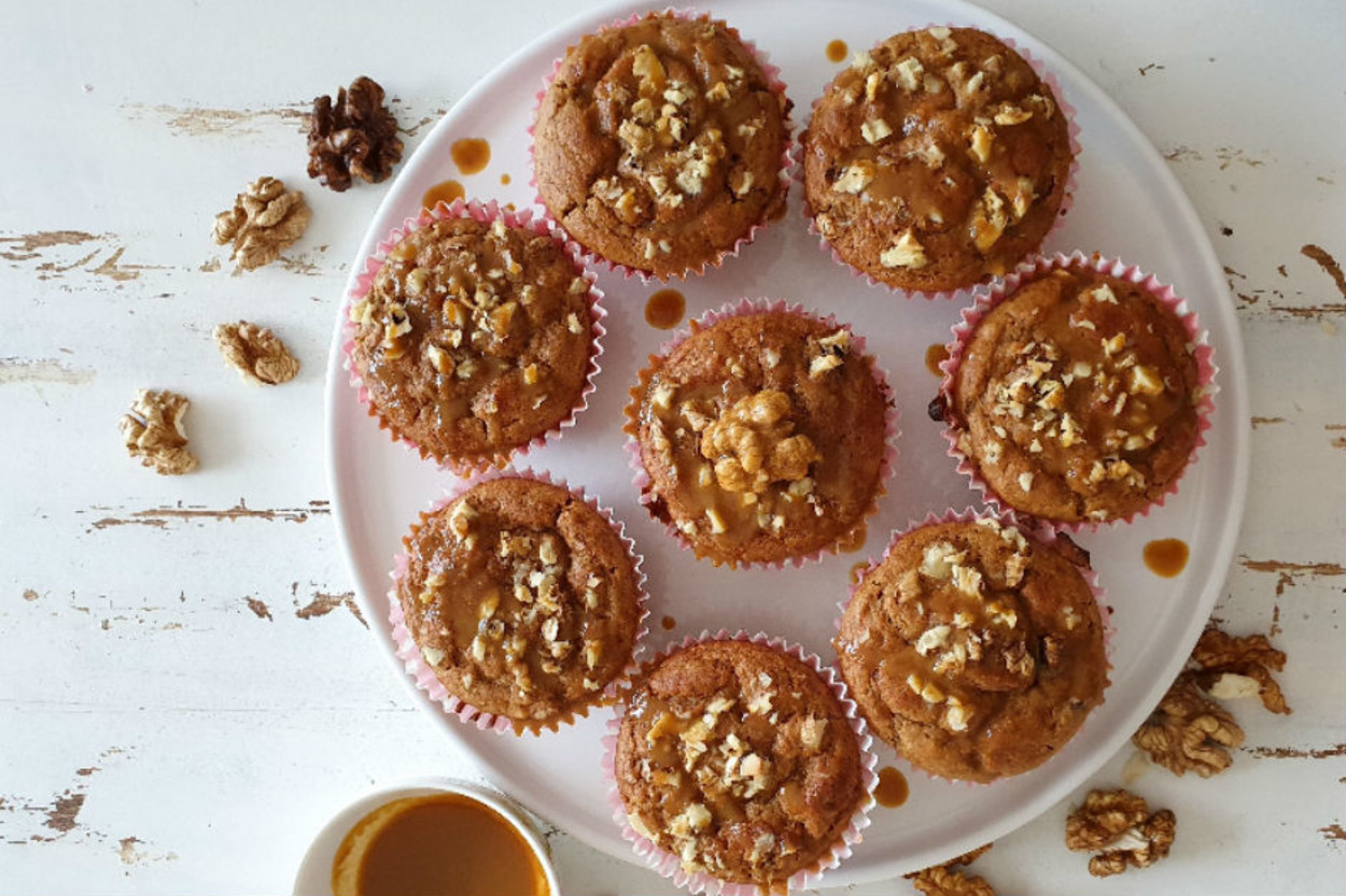 Sonbahara Çok Yakışır: Cevizli Tahinli Muffin