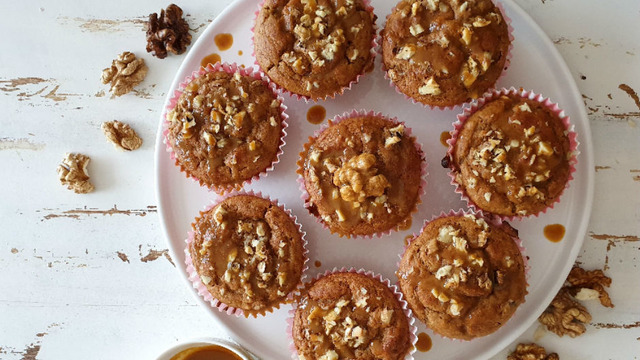 Sonbahara Çok Yakışır: Cevizli Tahinli Muffin