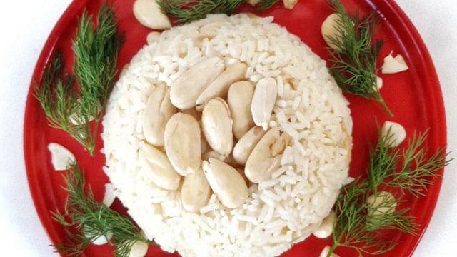 Görsel Şölen: Bademli Jasmin Pilavı