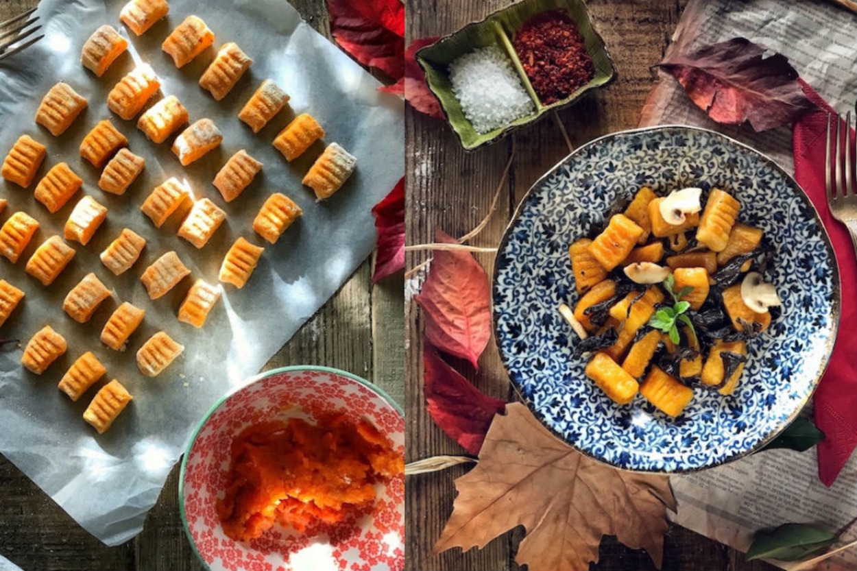 Ziyafet Var: Kızarmış Trompet Mantarlı Bal Kabağı Gnocchi