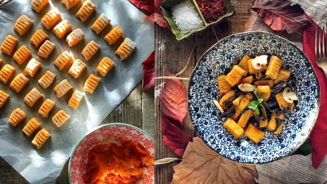 Ziyafet Var: Kızarmış Trompet Mantarlı Bal Kabağı Gnocchi