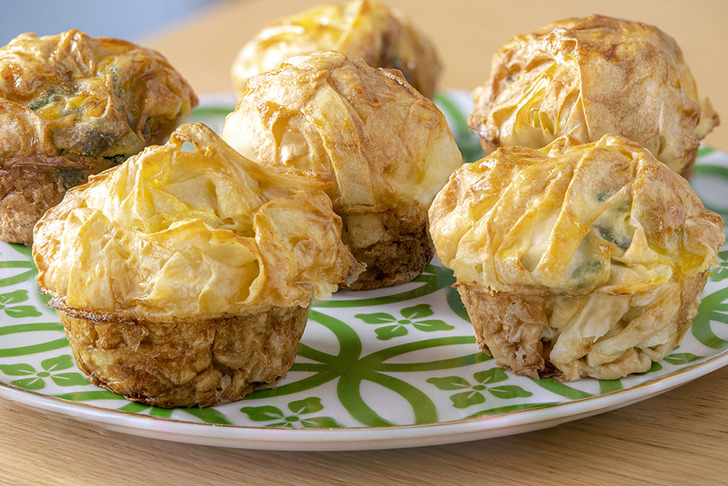Muffin Kalıbında Pazılı Börek Tarifi