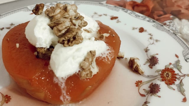 Tam Not Alan: Kaymaklı Ayva Tatlısı