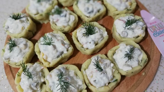 Meze Niyetine: Garnitürlü Patates Çanakları