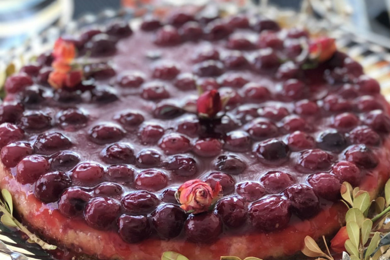 Sanat Eseri Gibi: Vişneli Cheesecake