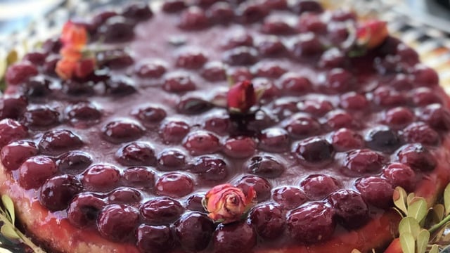 Sanat Eseri Gibi: Vişneli Cheesecake