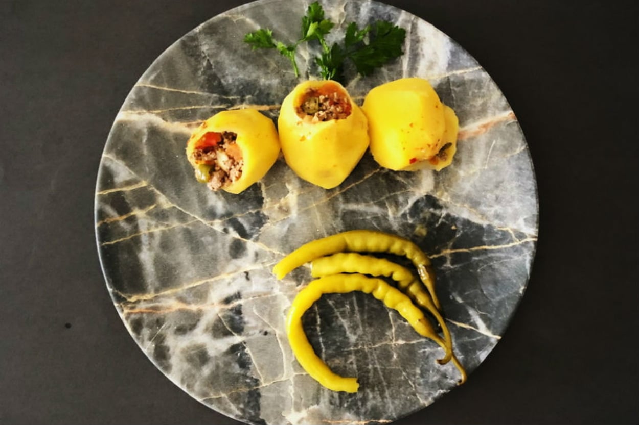Akşama Ne Pişireceğiniz Belli: Patates Dolması