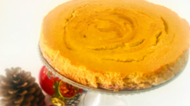 Tam Bir Kış Lezzeti: Bal Kabaklı Şekersiz Cheesecake