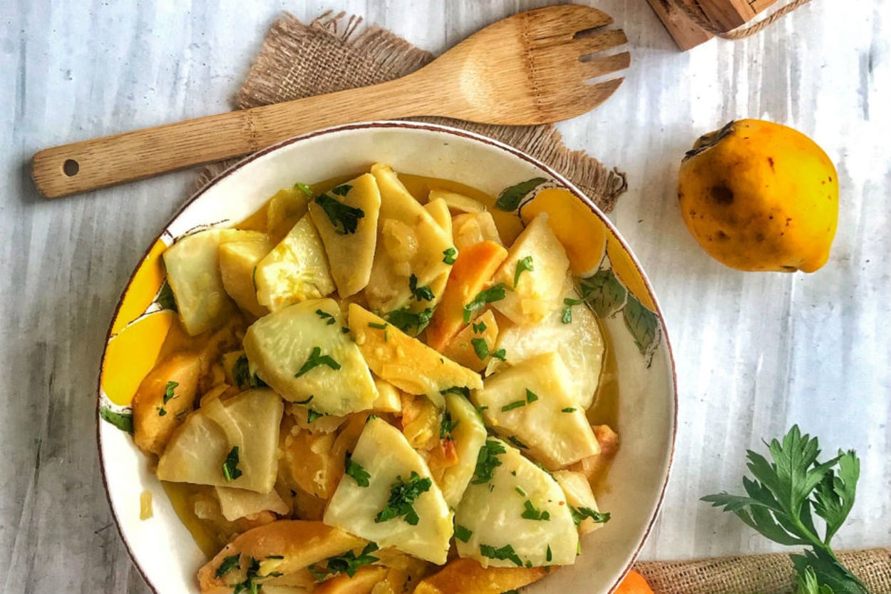 Nefis Uyum: Mandalina Soslu Ayvalı Kereviz