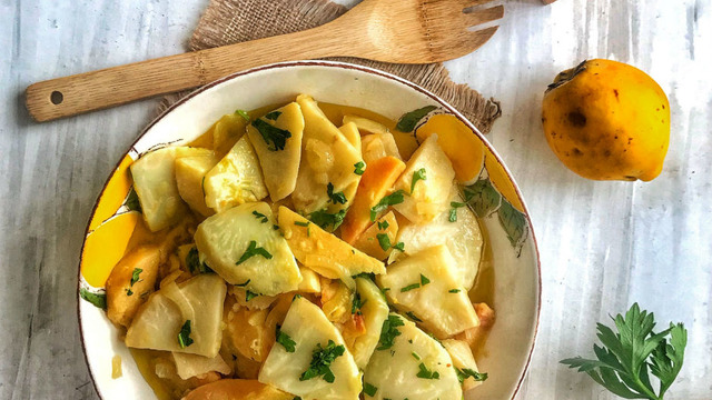 Nefis Uyum: Mandalina Soslu Ayvalı Kereviz