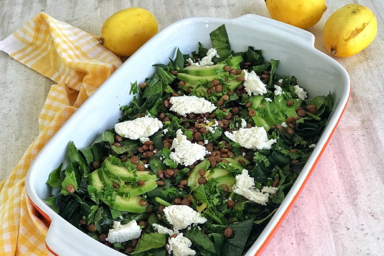 Protein Deposu: Mercimekli Ispanak Salatası