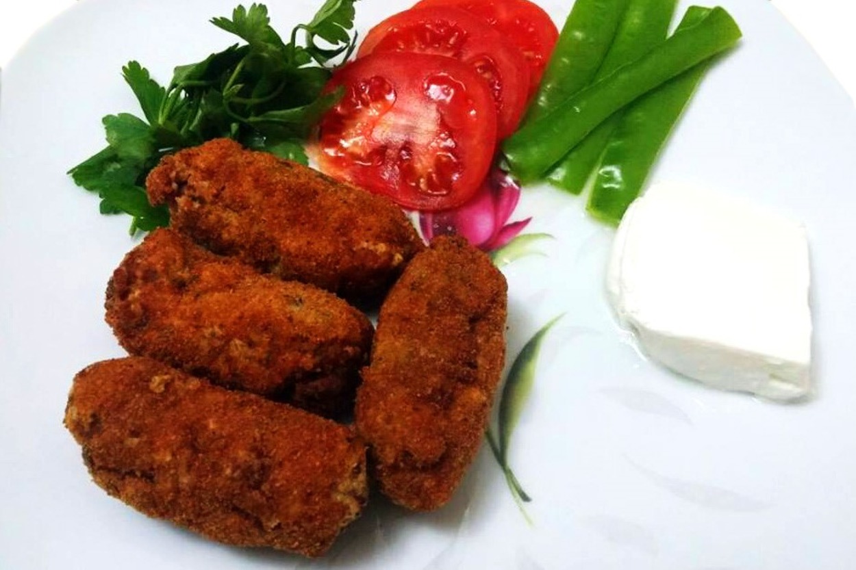 Yağ Çekmez: Mısırlı Peynirli Kroket