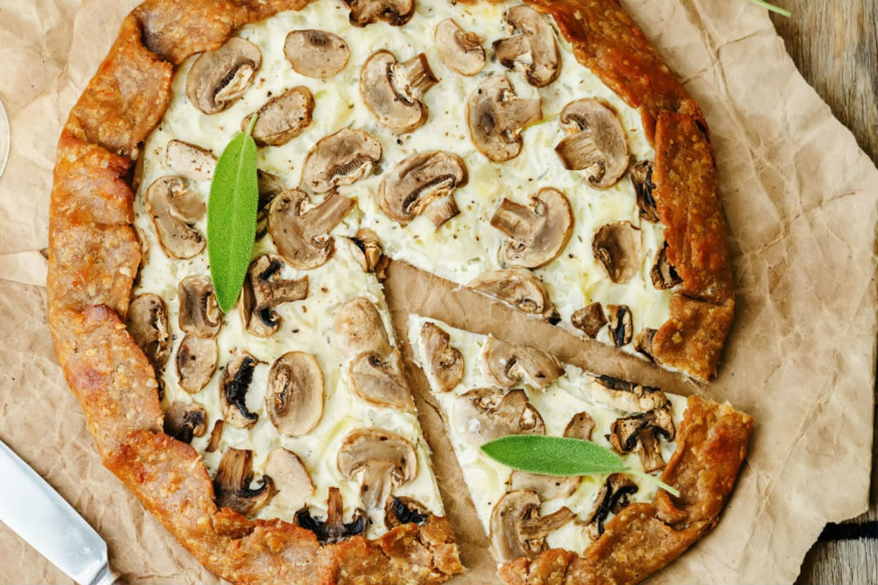 Serseri Serbest Stilli: Peynirli Mantarlı Galette