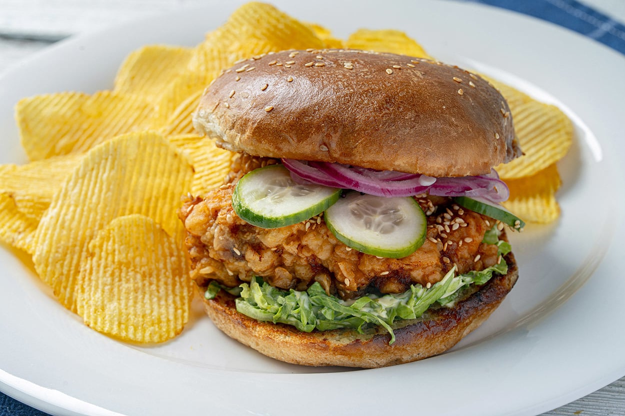 Çıtır Tavuklu: Ev Yapımı Tavuk Burger