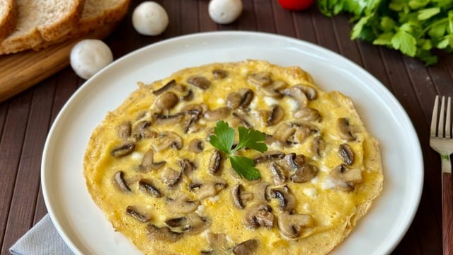 Ağzınıza Layık: Mantarlı Omlet