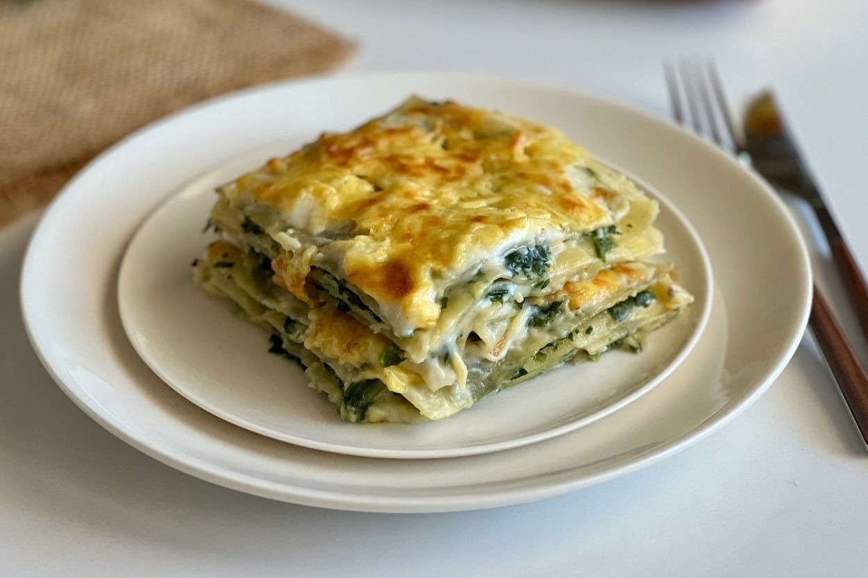Vejetaryen Güzel: Ispanaklı Lazanya