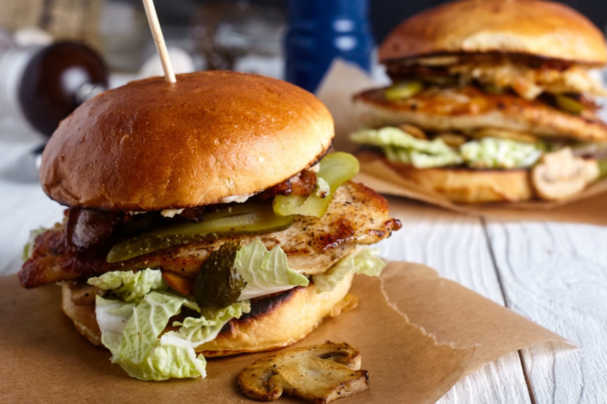 Kızartmadan da Olur: Izgara Tavuk Burger