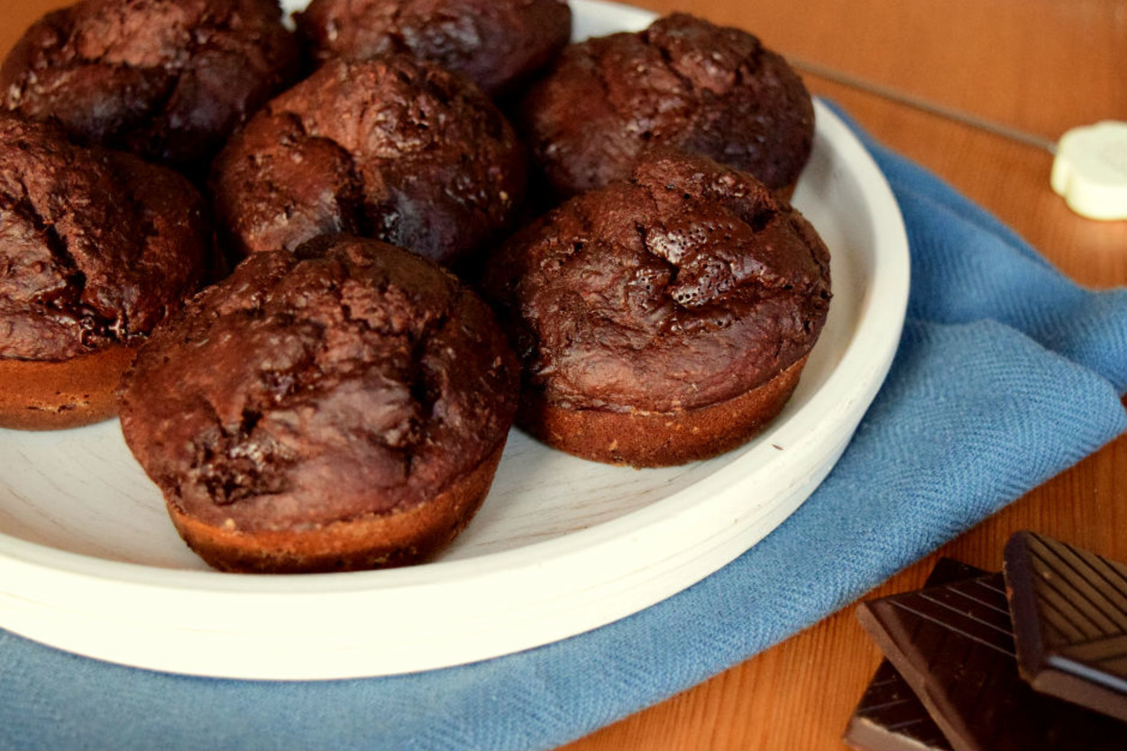 Nasıl da Kabardı: Kakaolu Muzlu Muffin