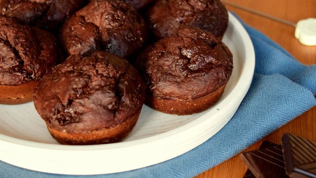 Nasıl da Kabardı: Kakaolu Muzlu Muffin