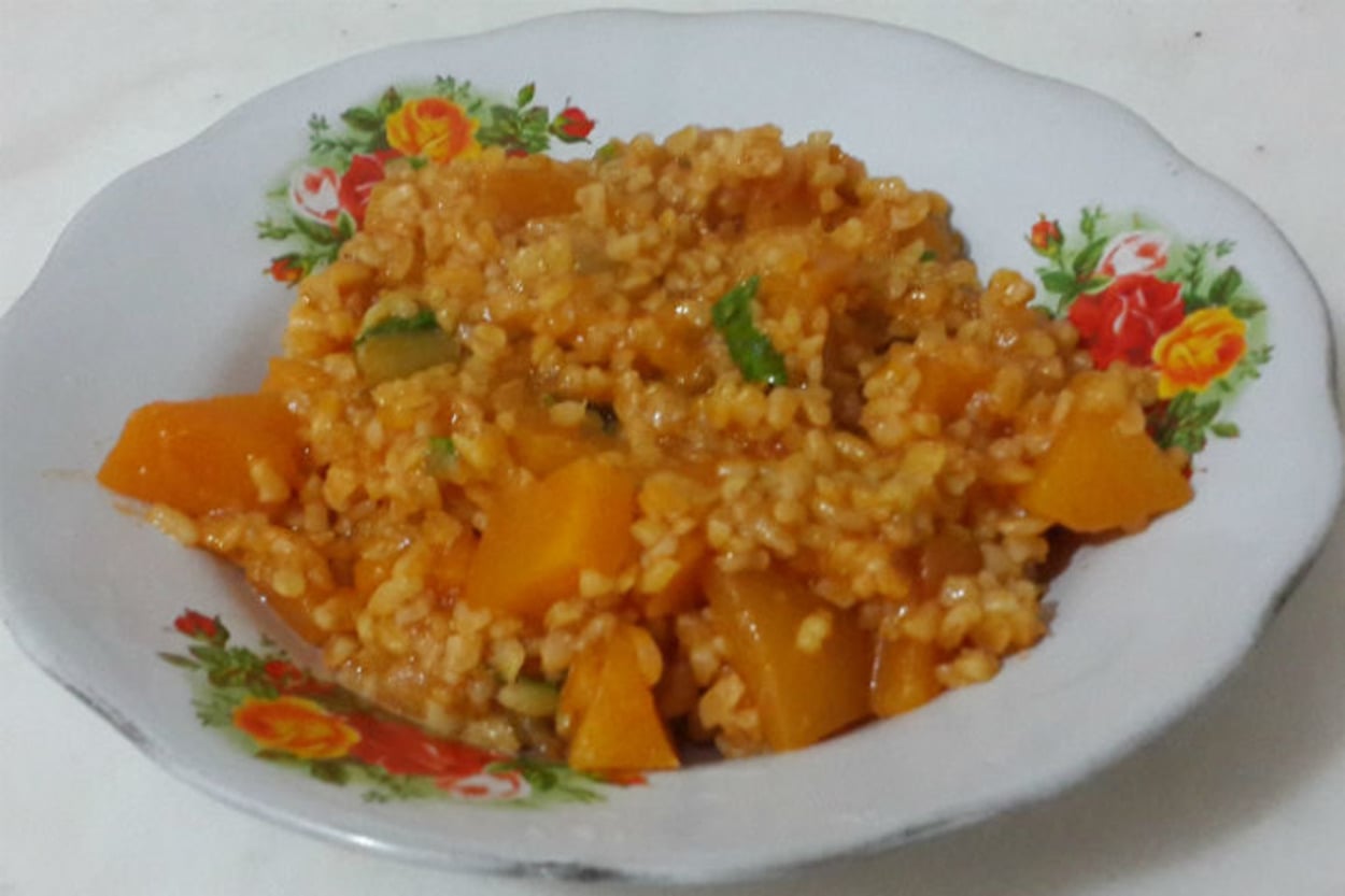 Formda Tutar: Diyet Bal Kabaklı Bulgur Pilavı