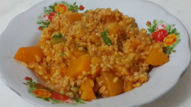 Formda Tutar: Diyet Bal Kabaklı Bulgur Pilavı