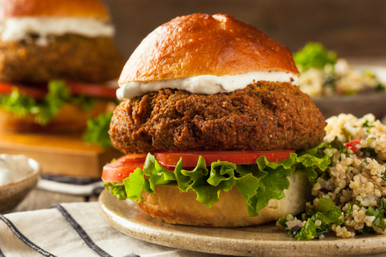 Etsiz de Olur: Falafel Burger