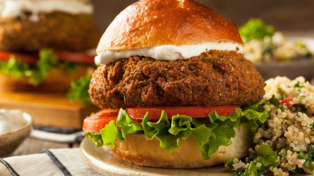 Etsiz de Olur: Falafel Burger