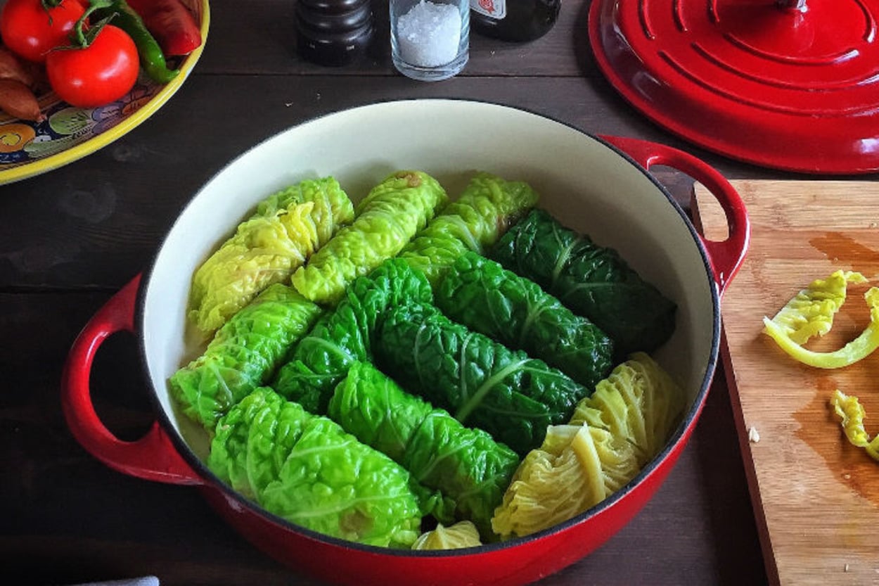 Rengi Yeter: Savoy Lahana Dolması