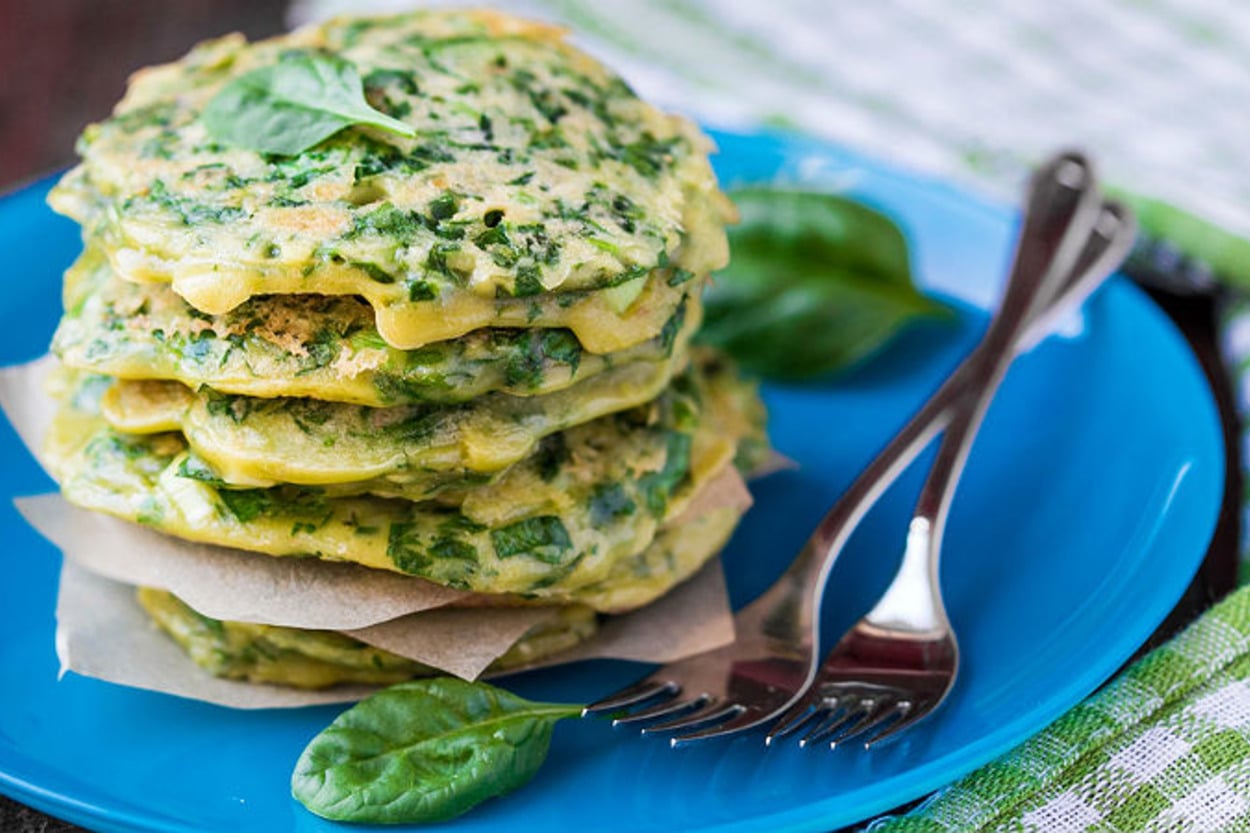 Bu Sefer Tuzlusu: Ispanaklı Pancake