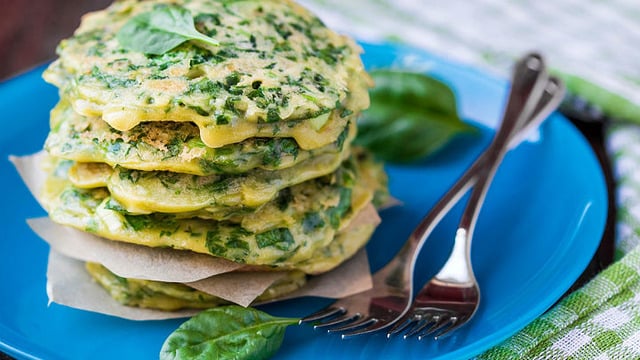 Bu Sefer Tuzlusu: Ispanaklı Pancake