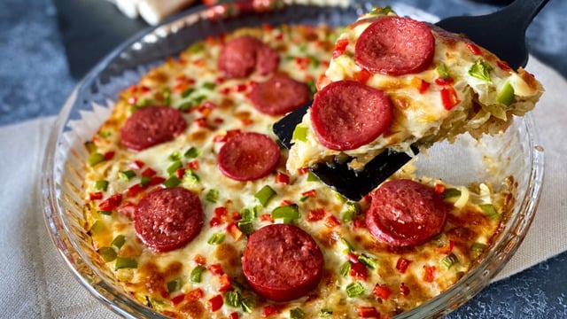 Hamursuz, Unsuz: Kahvaltılık Patates Pizza