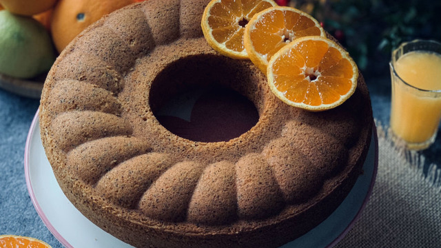 Tam Bir Kış Keki: Portakallı Haşhaşlı Kek
