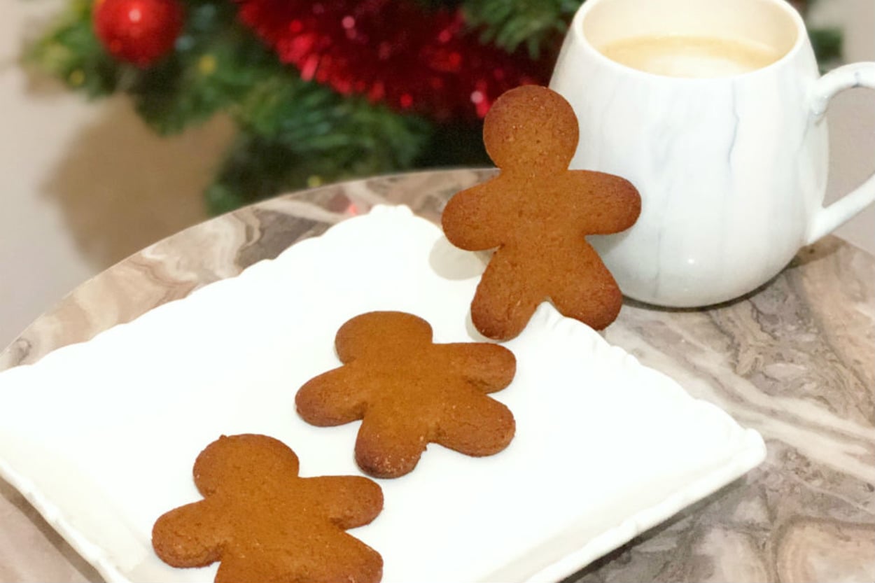 Rafine Şekersiz: Vegan Gingerbread Kurabiye