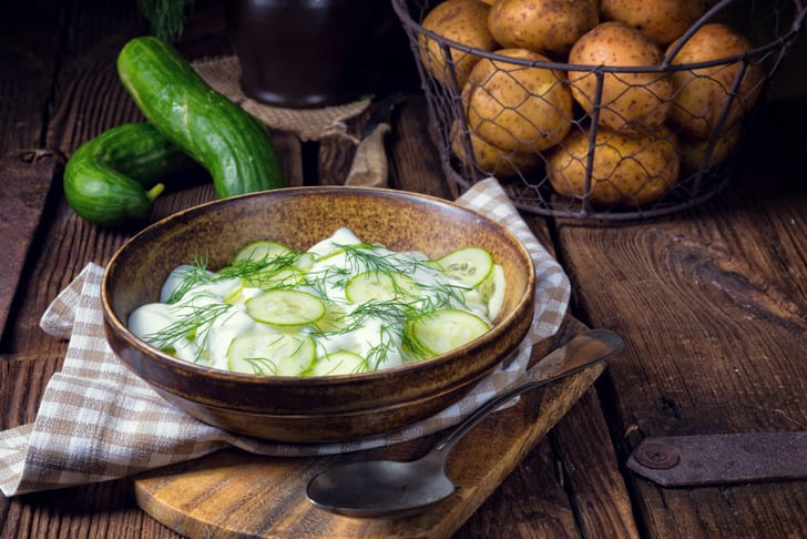 Salatalıklı Patatesli Meze Tarifi